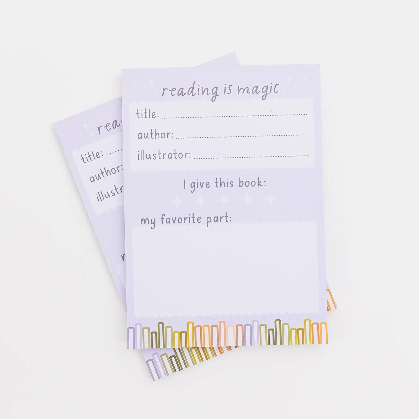 Library Book Pretend Play Notepad