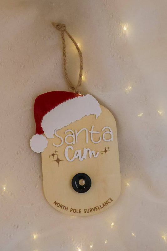 Santa Cam Plaque