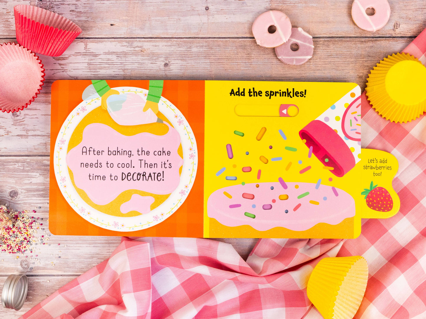 Let’s Bake - A Sweet Slider Book - Interactive Children’s Board Book