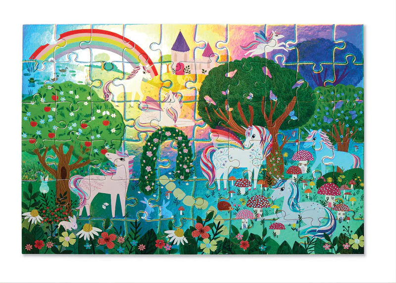 Foil Puzzle - Sparkling Unicorn 60pc