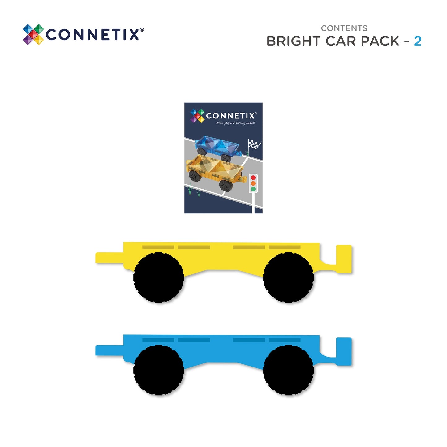 NEW Bright Car Pack 2 pc