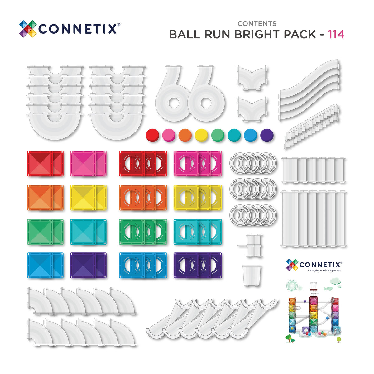 NEW Ball Run Bright Pack 114pc * In Store Pick Up Only*