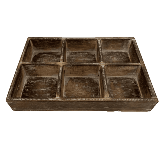 Small Loose parts tray - 6 hole, 8cm