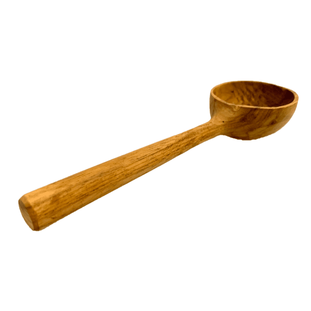 Teak Full Moon Scoop Spoon