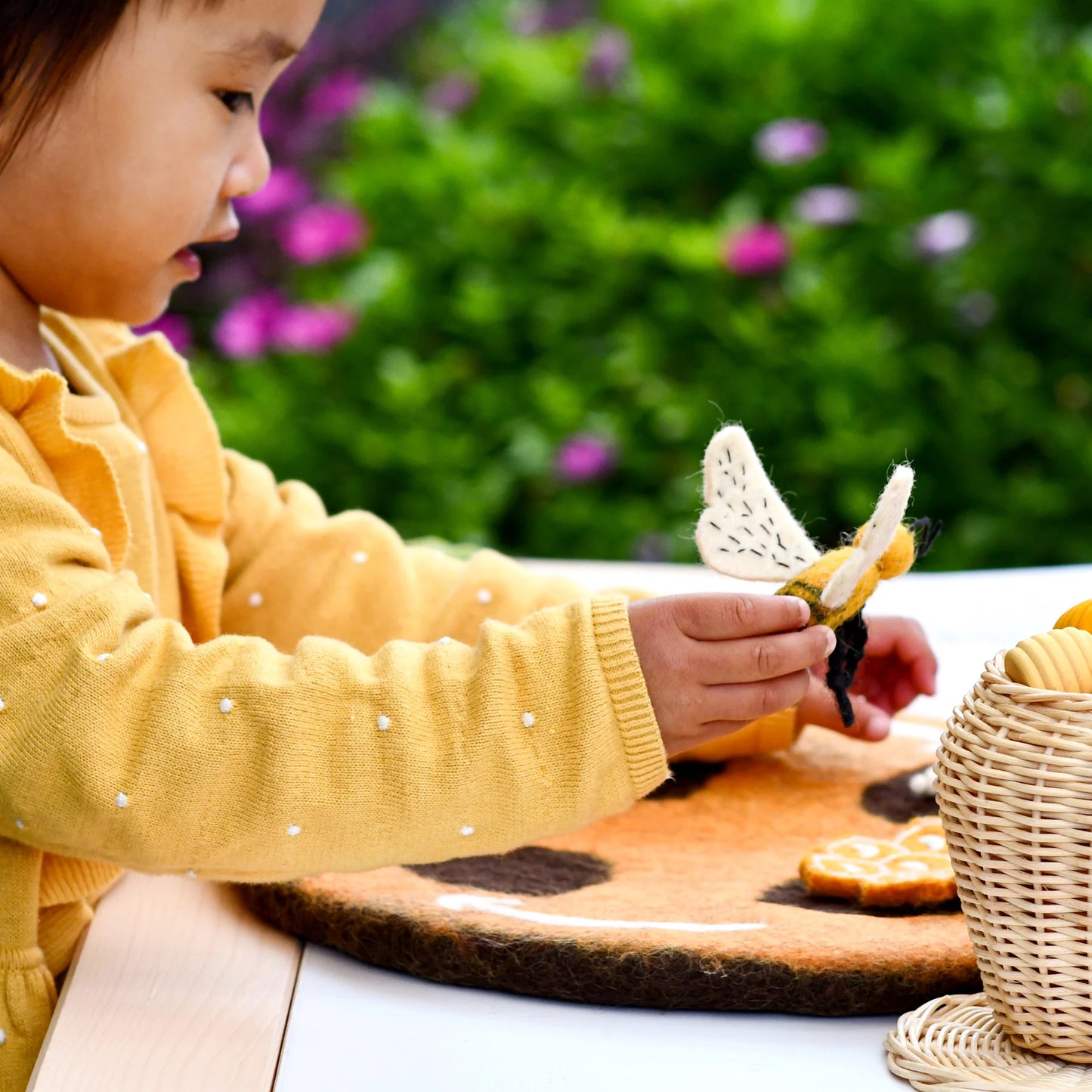 Felt Lifecycle of a Honey Bee