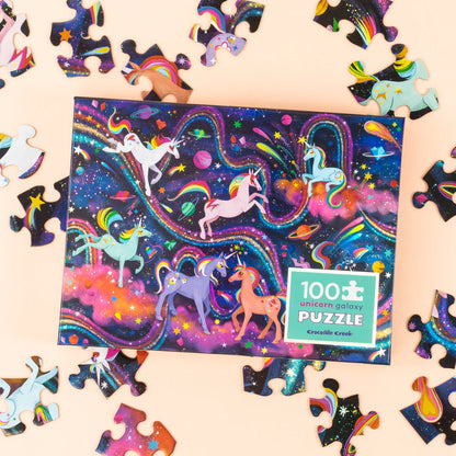 Holographic Puzzle 100pc - Unicorn Galaxy