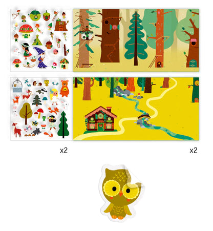 Magical Forest Stickers Set