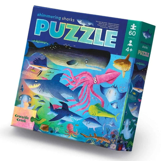 Foil Puzzle - Shimmering Shark 60pc