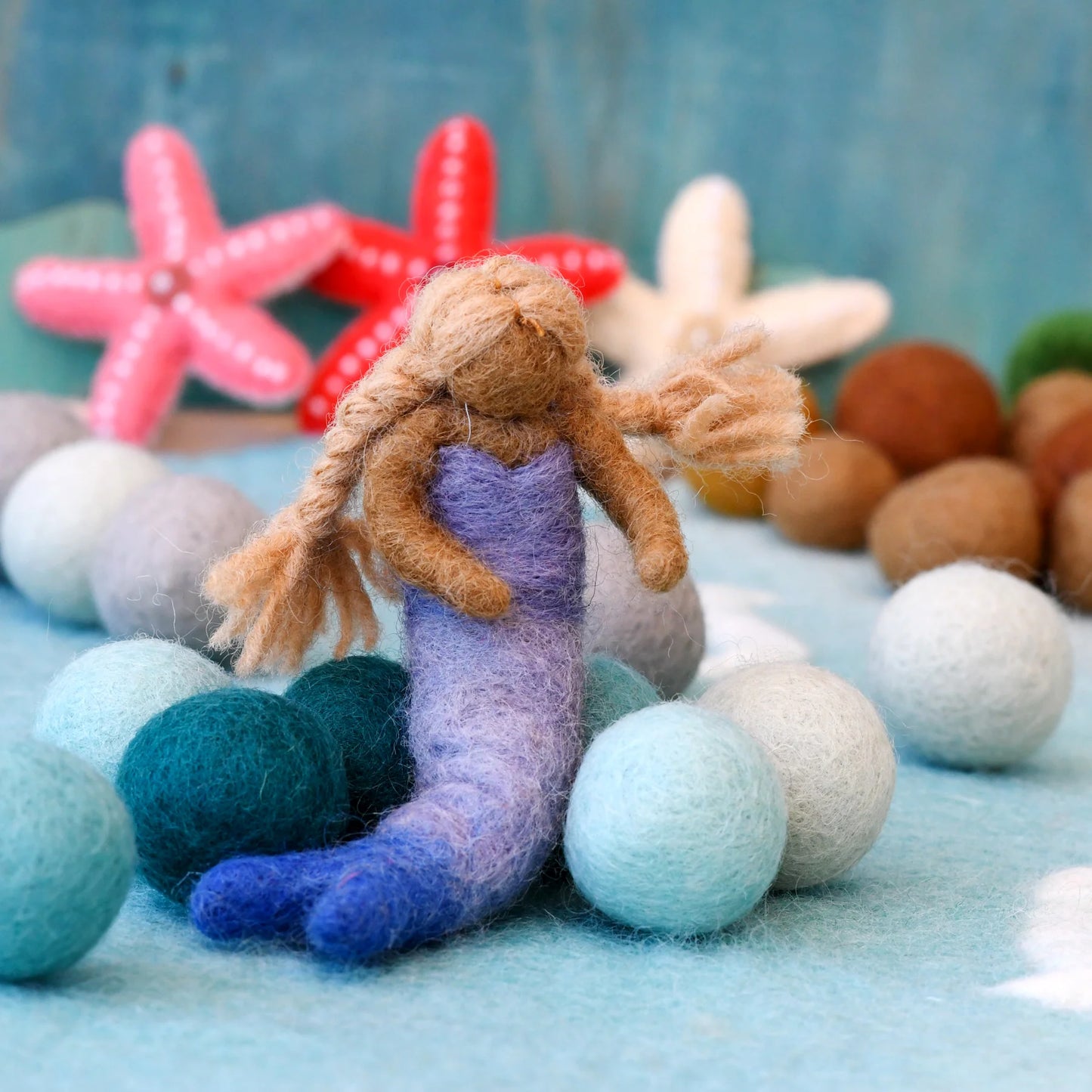 Felt Waldorf Mermaid - Sandy Hair