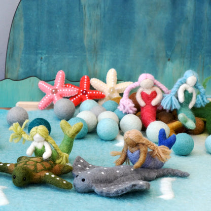 Felt Waldorf Mermaid - Sandy Hair