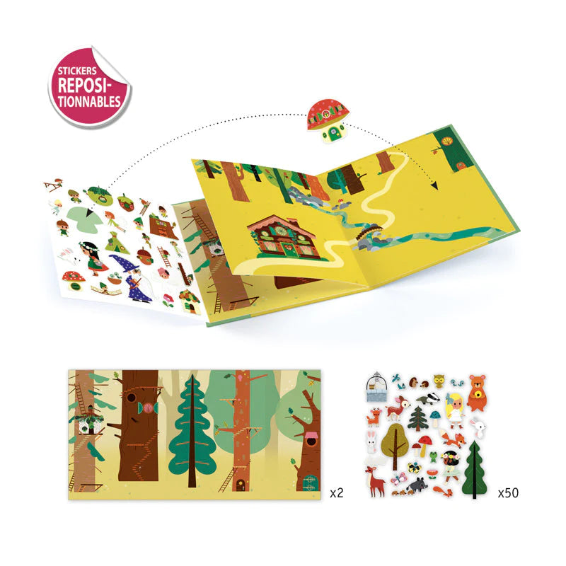 Magical Forest Stickers Set