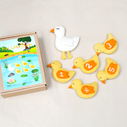 Five Little Ducks, Finger Puppet