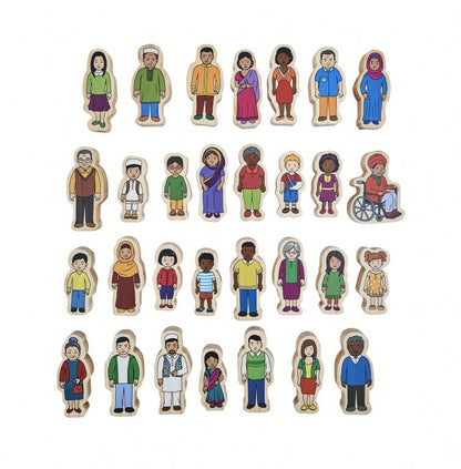 My Family – Wooden people set