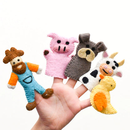 Old MacDonald Farm, Finger Puppet Set