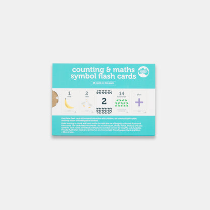 Counting and Math Symbol Flash Cards