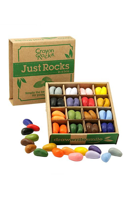 Crayon Rocks - Just Rocks In A Box - 64 Crayons, 16 Colours