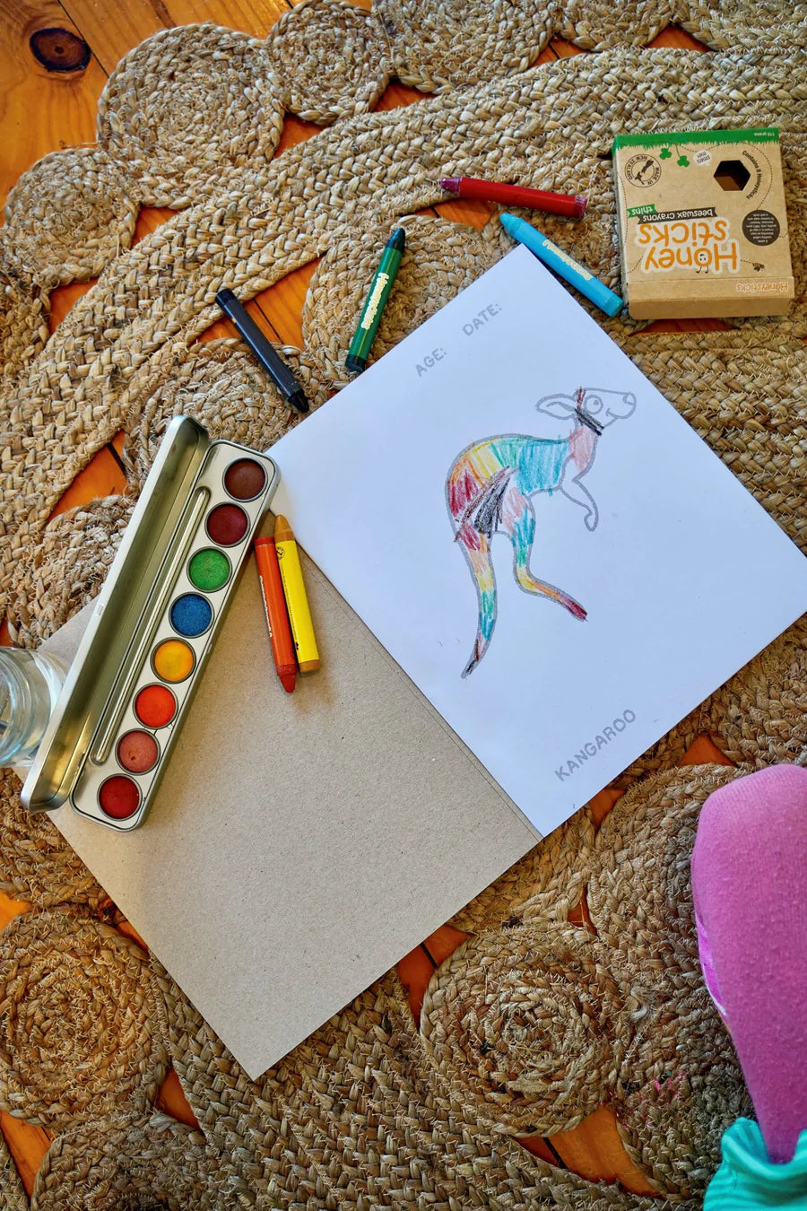 An Aussie Adventure Toddler's First Colouring Book