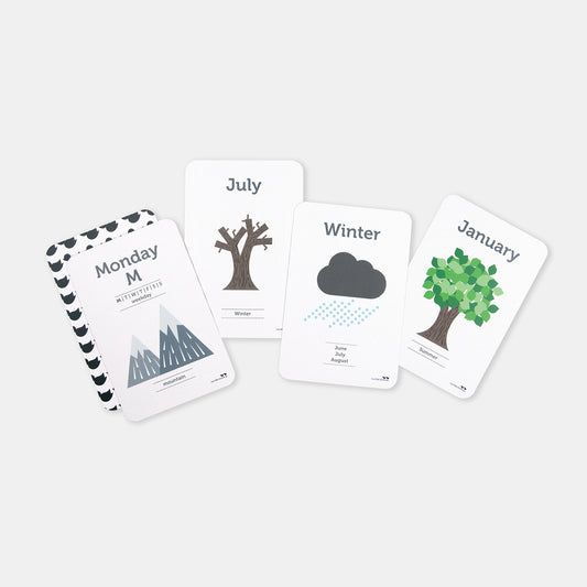 Days, Months and Season Flash Cards