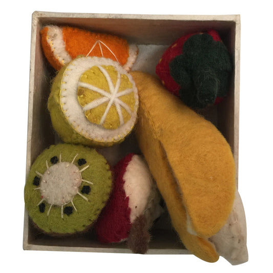 Felt Fruit and Vegetable Box Sets