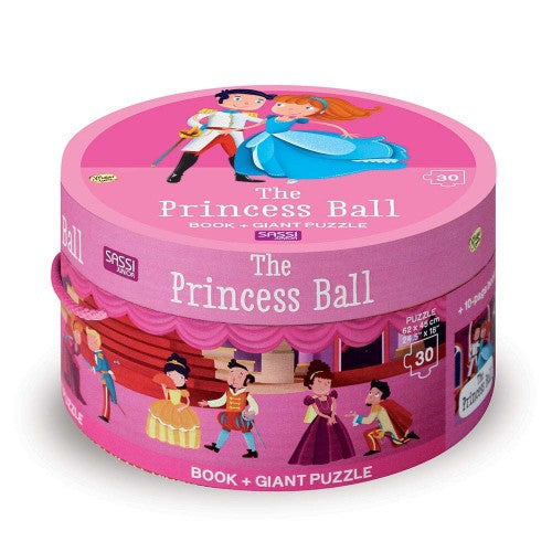 The Princess Ball -  Book and Giant Puzzle