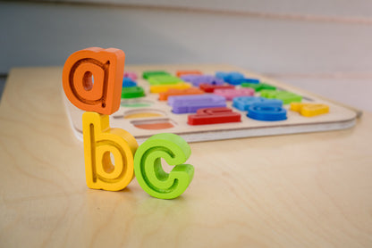 Handcarry Lowercase abc Trace Puzzle