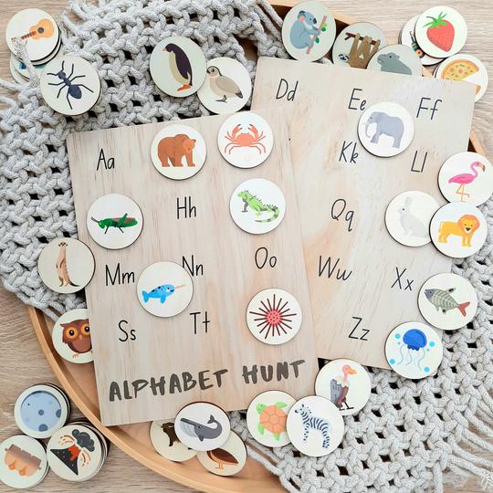 Alphabet Hunt - Boards Only - Activity Boards