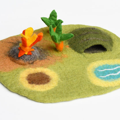 Dinosaur Land Felt Playscape - Small