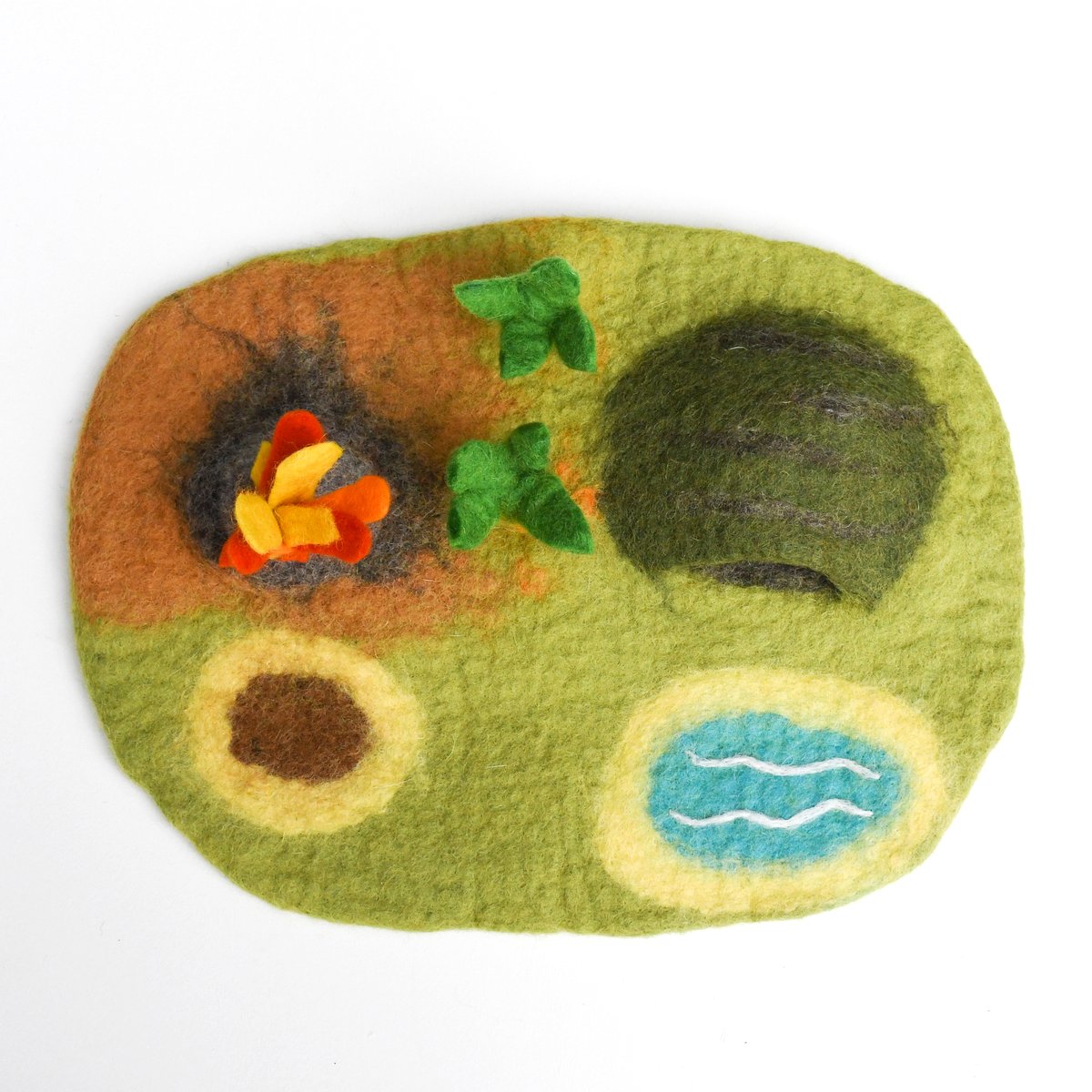 Dinosaur Land Felt Playscape - Small