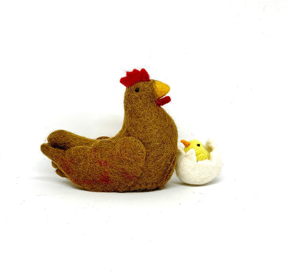 Betsy Lays an Egg Book + Felt Hen, Chick and Egg!