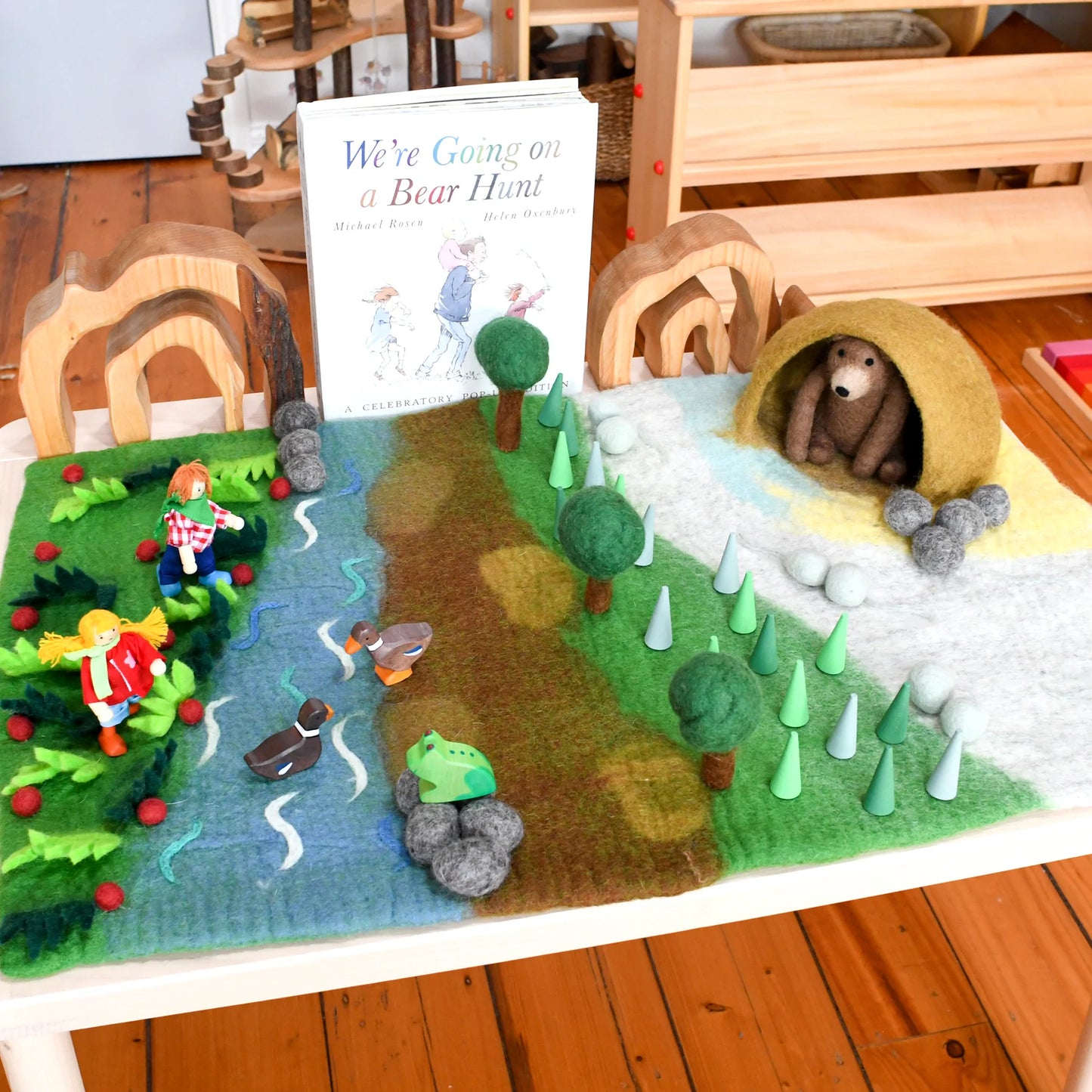 Bear Hunt Felt Playscape - Large