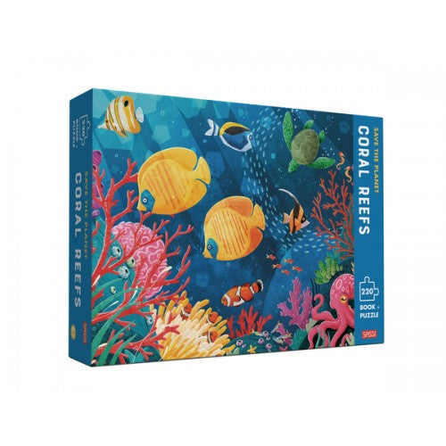 Save the Planet - Coral Reef 220pc Puzzle & Book