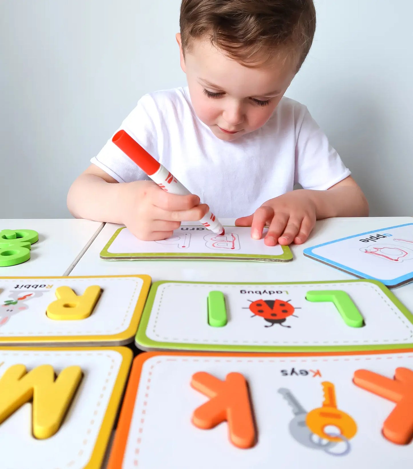 Flash cards & ABC Magnetic letters