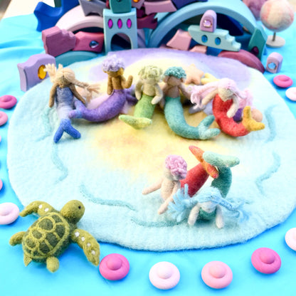 Mermaid Cove Felt Playscape - Round