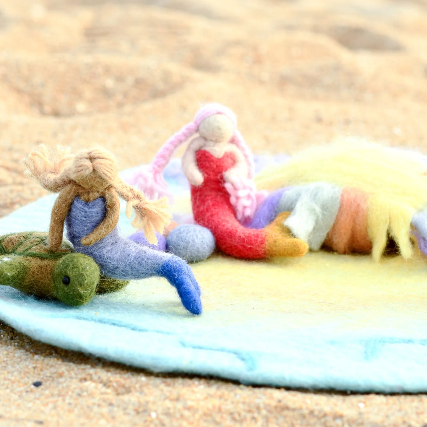 Mermaid Cove Felt Playscape - Round