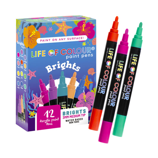 Brights Medium Acrylic Paint Pens