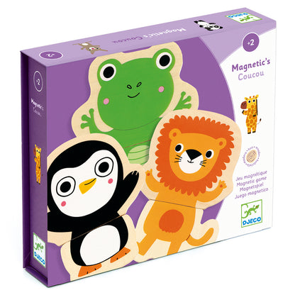 Wooden Magnetic Jungle Set Puzzle