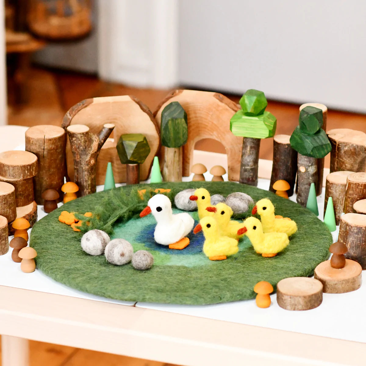 Duck Pond Felt Playscape - Round