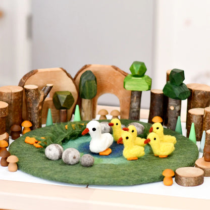 Duck Pond Felt Playscape - Round