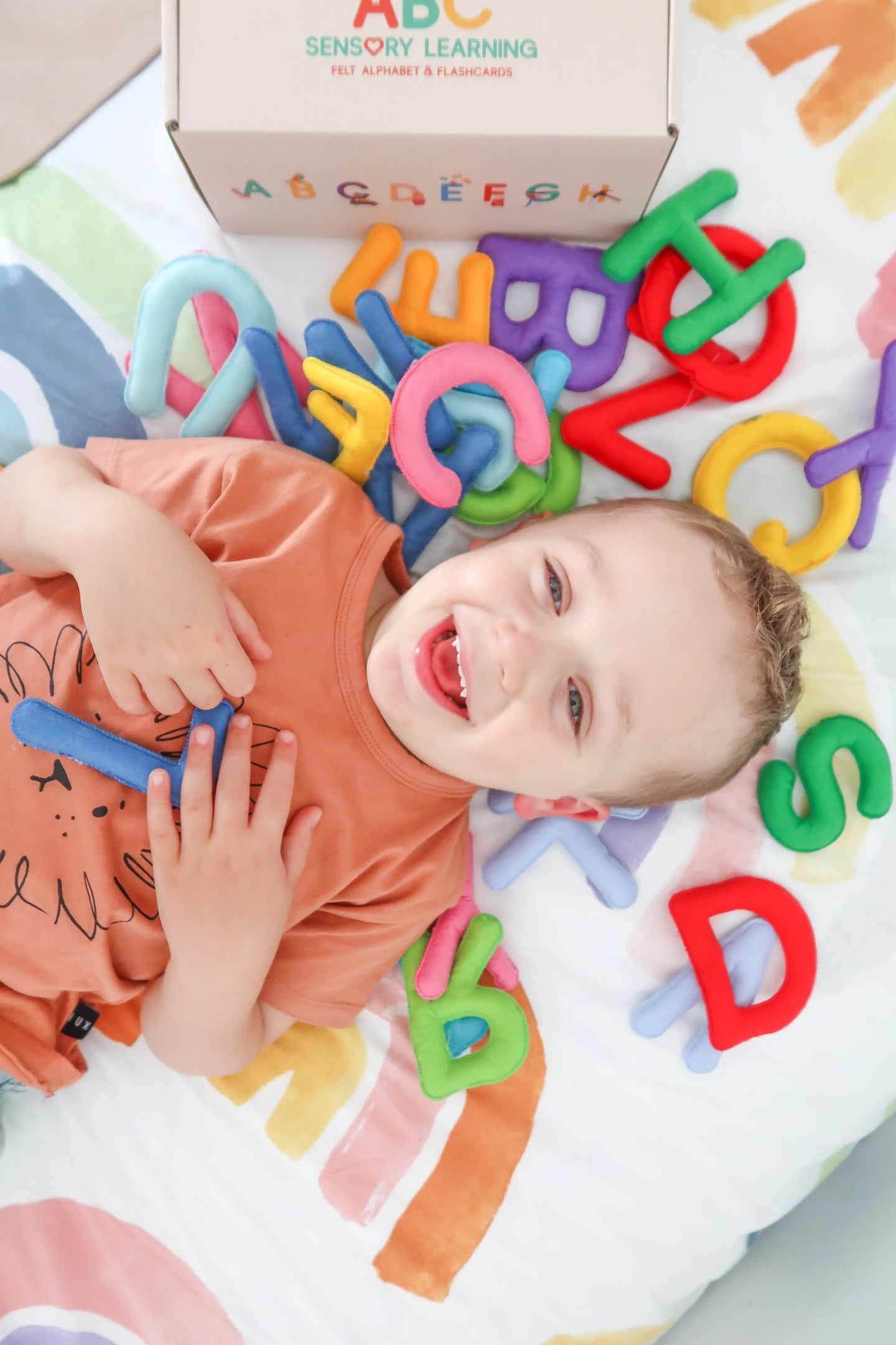 ABC Uppercase Felt Alphabet & Flashcards