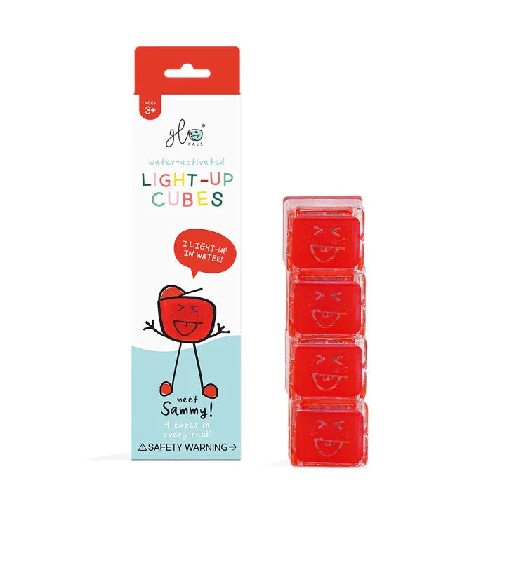 Glo pals - water activated light up cubes