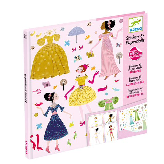 Dresses Through Seasons Stickers and Paper Dolls