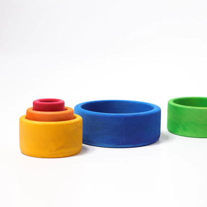 Grimm’s Stacking Bowls Blue