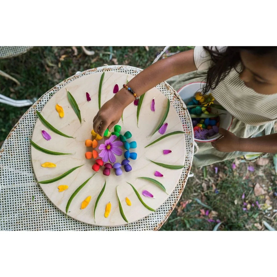 Grapat Mandala Little Rainbow Mushrooms