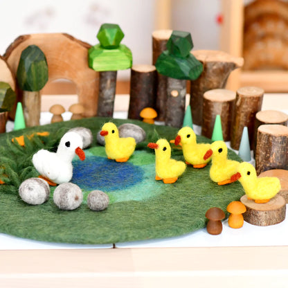 Duck Pond Felt Playscape - Round