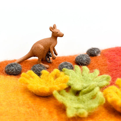 Australian Outback Desert Felt Playscape - Small