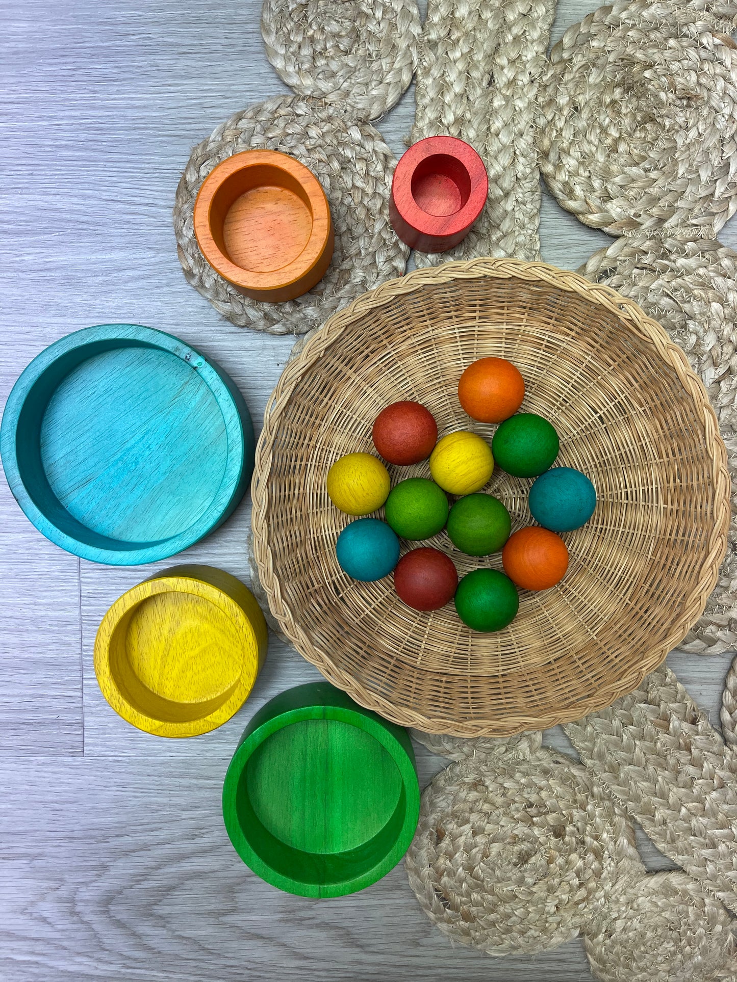 35mm Coloured Balls - set of 12