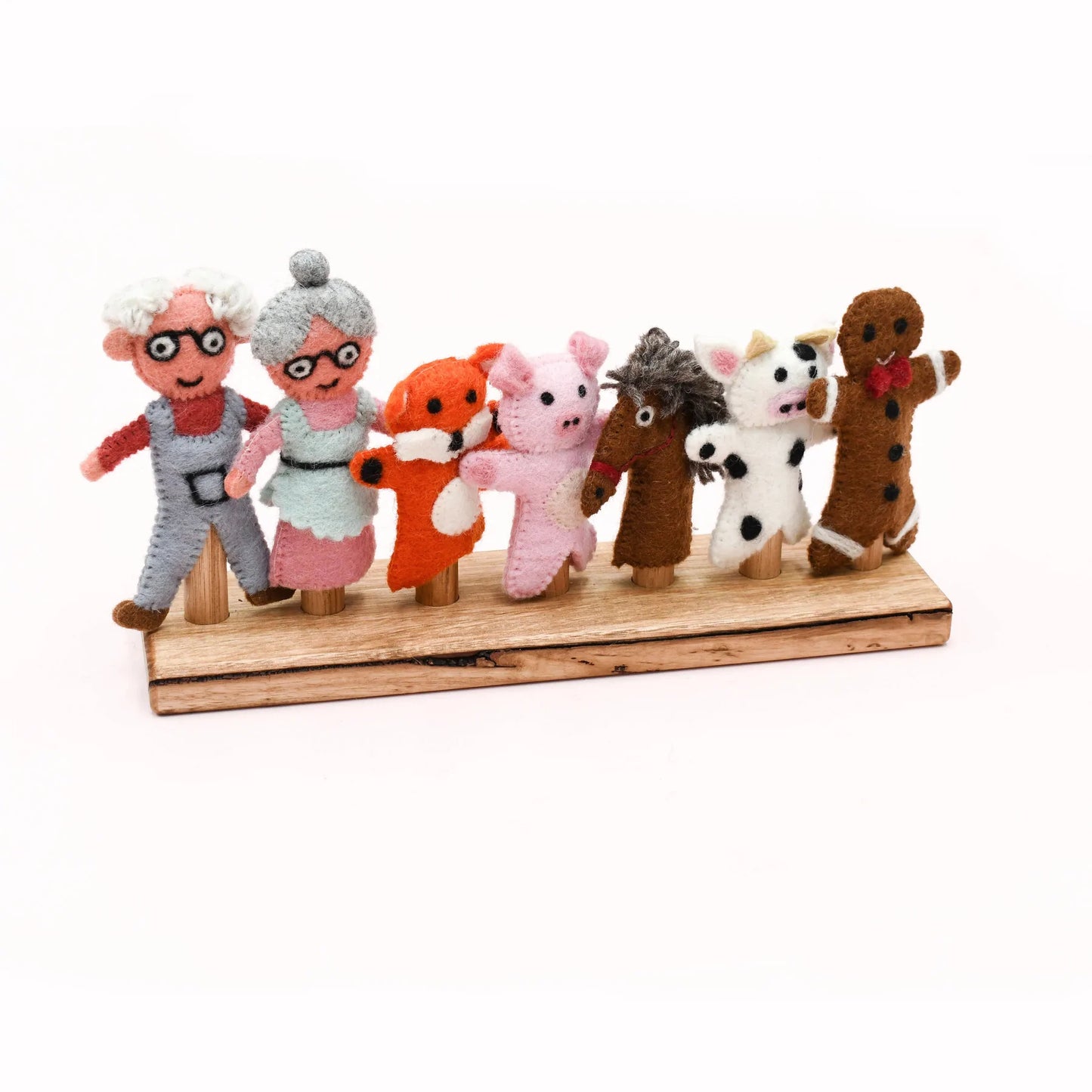Finger Puppet Stand - 7 rods