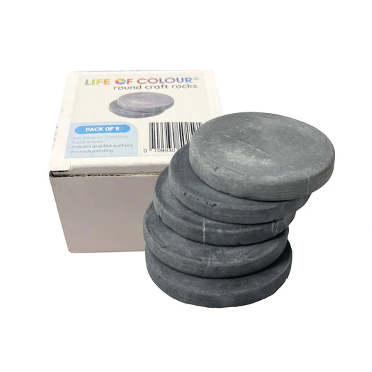 Round craft rocks - pack of 5