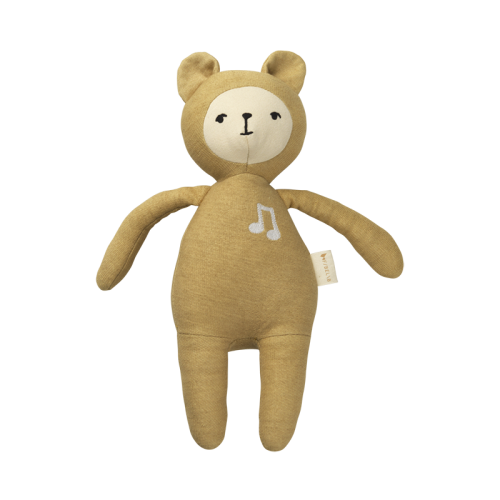 Buddy Melody Bear with Lullaby Music - Caramel