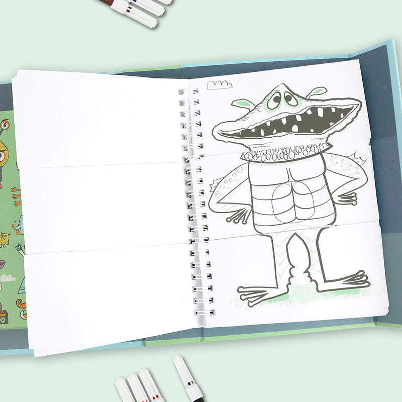 Mash-up Colouring Set - Monster Mash